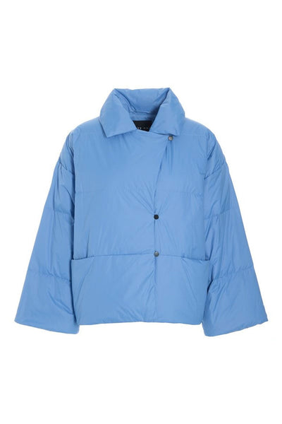 Feather down jakke med revers Lake Blue - 266-2092-5969 Thumbnail