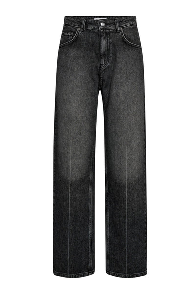 FemmeCC Straight Crease Jeans 635-Stone - 31605 Thumbnail