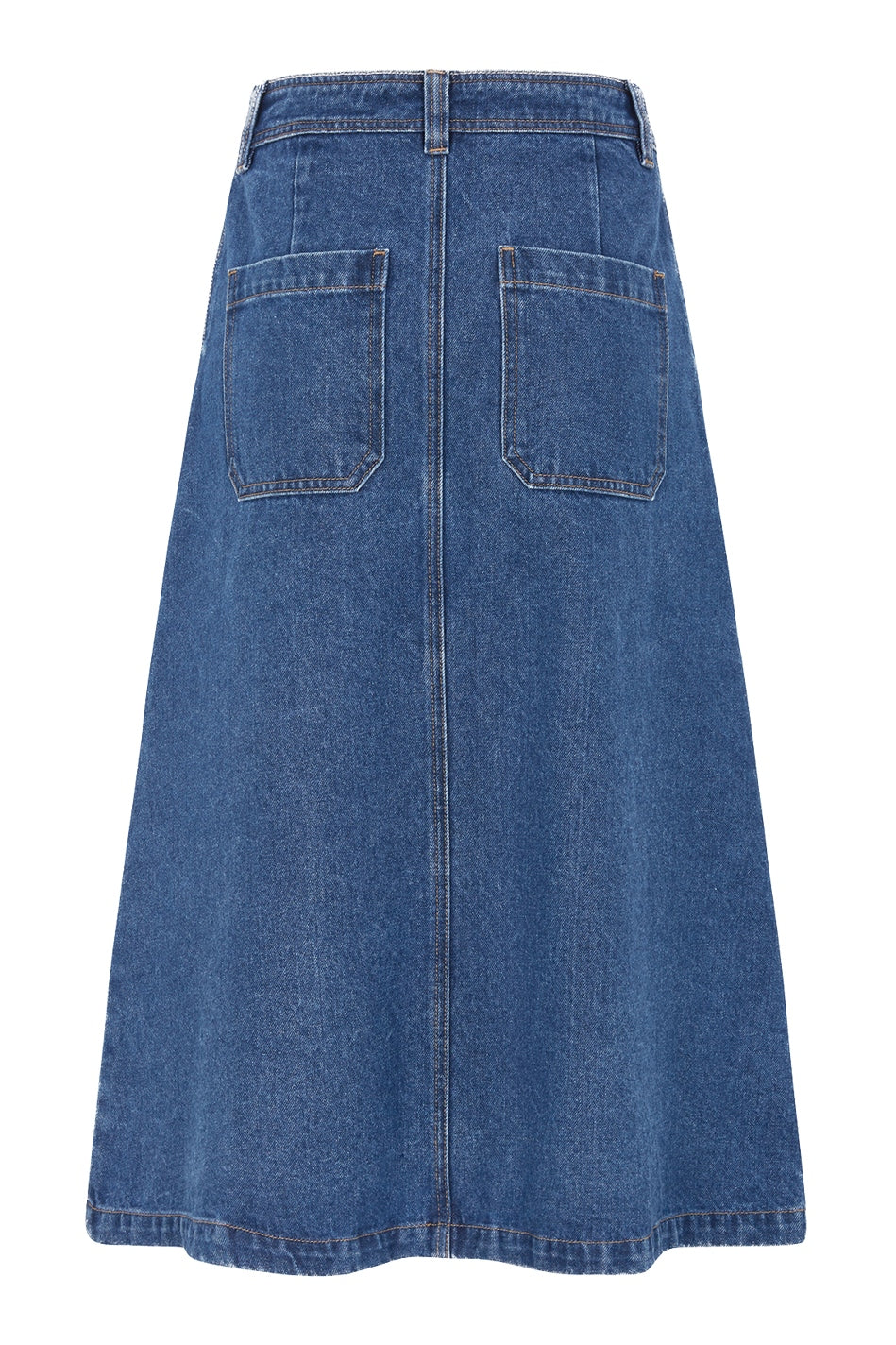 LennonLL Midi Skirt 23 Dark Blue - 26405-2002