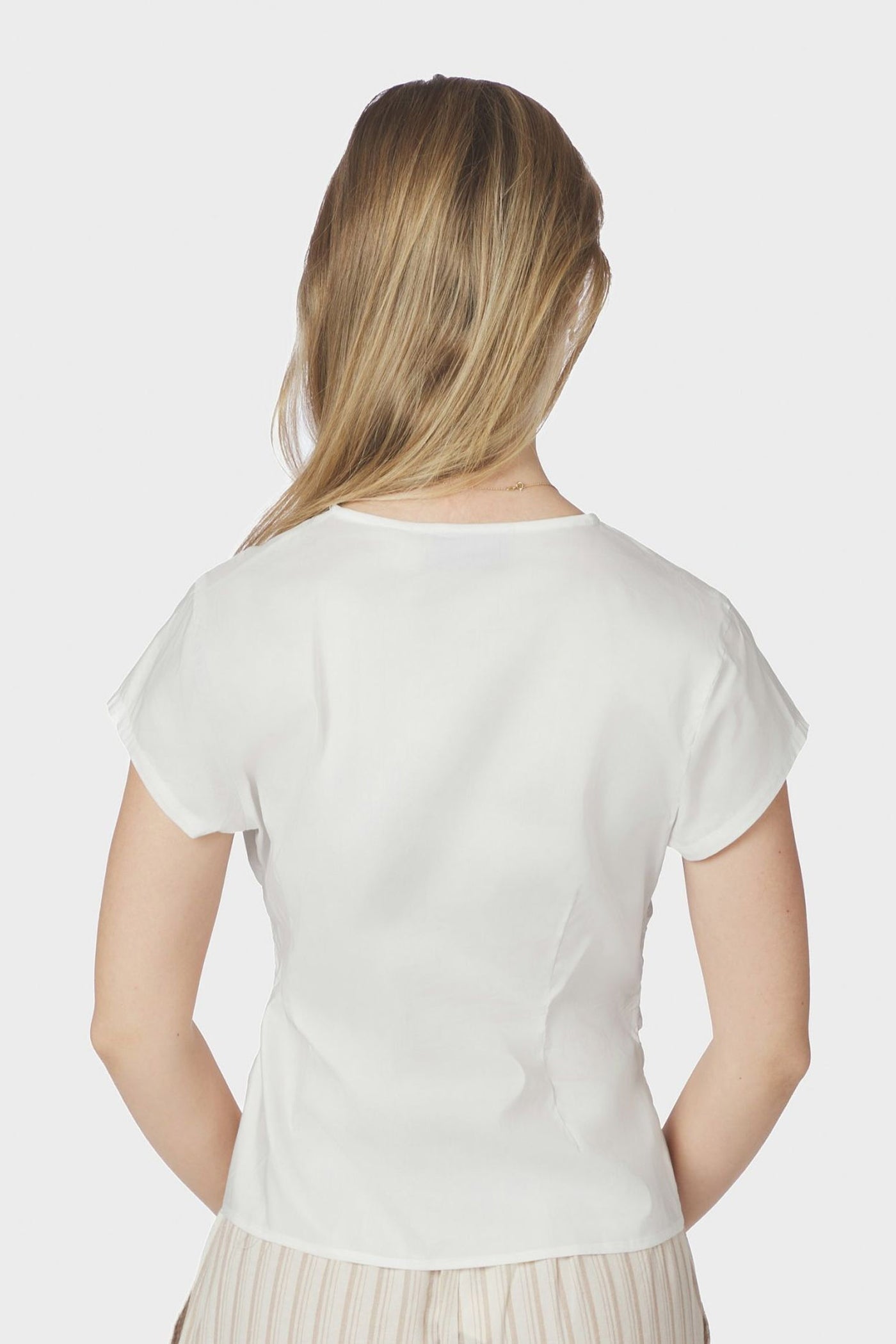 Fidi Poplin Top White - 168088