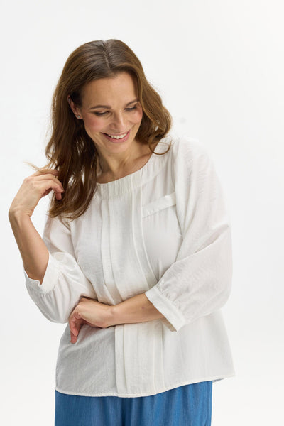 Filippa blouse White - 17064 Thumbnail