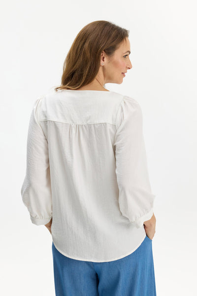 Filippa blouse White - 17064 Thumbnail