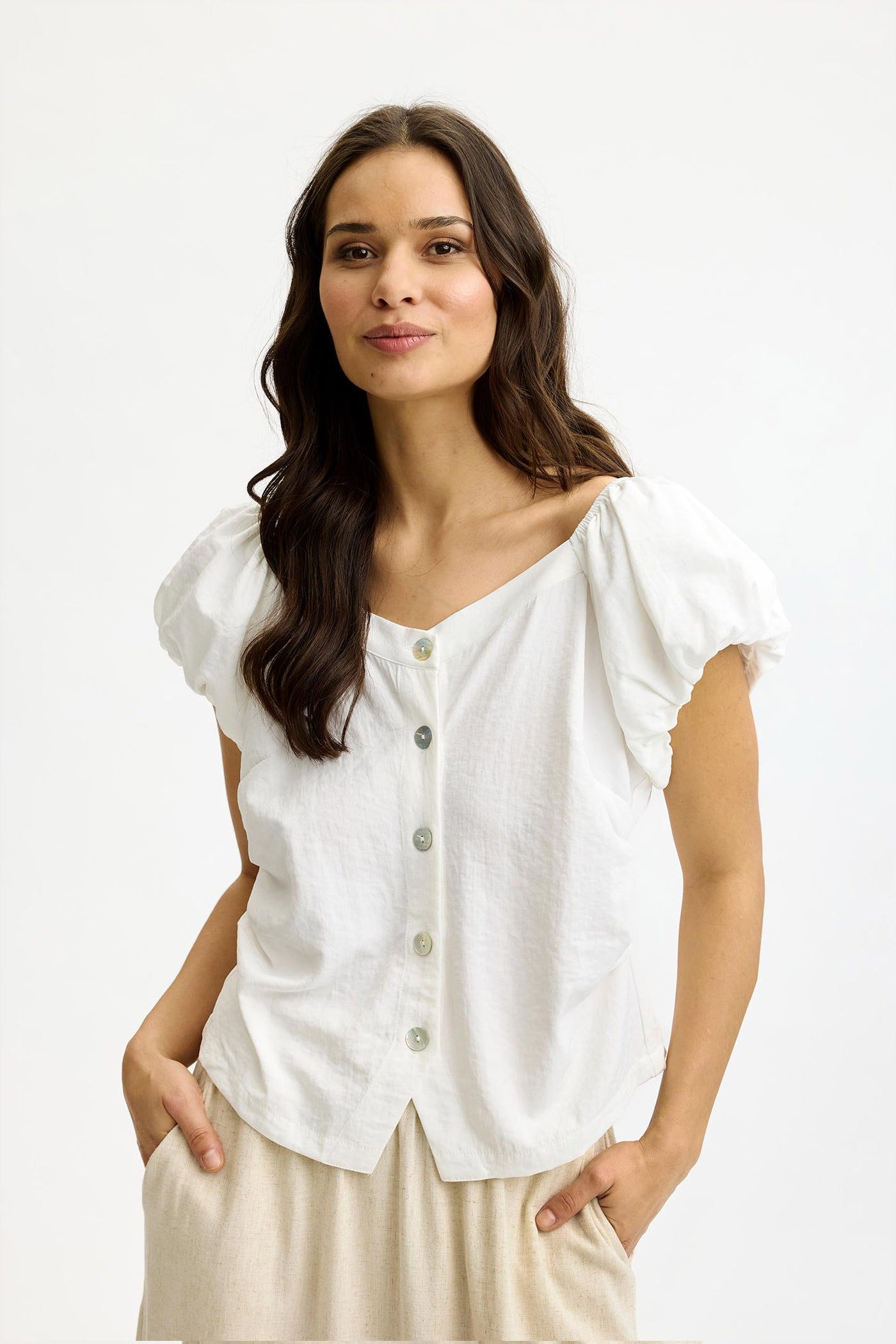 Filippa blouse White - 17068