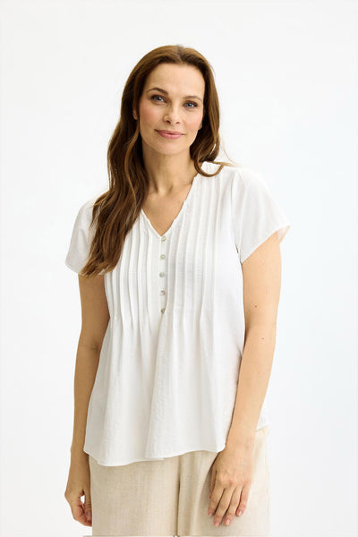 Filippa blouse White - 17069 Thumbnail