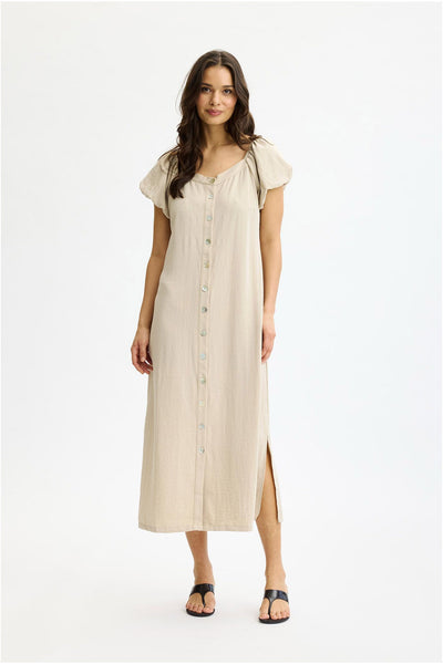 Filippa dress SAND - 17067 Thumbnail