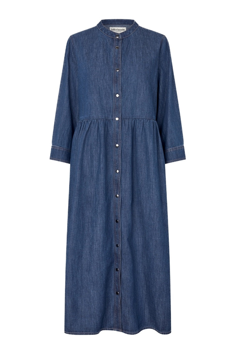 Aliyall Maxi Dress 3/4 DARK BLUE - 26423-3004