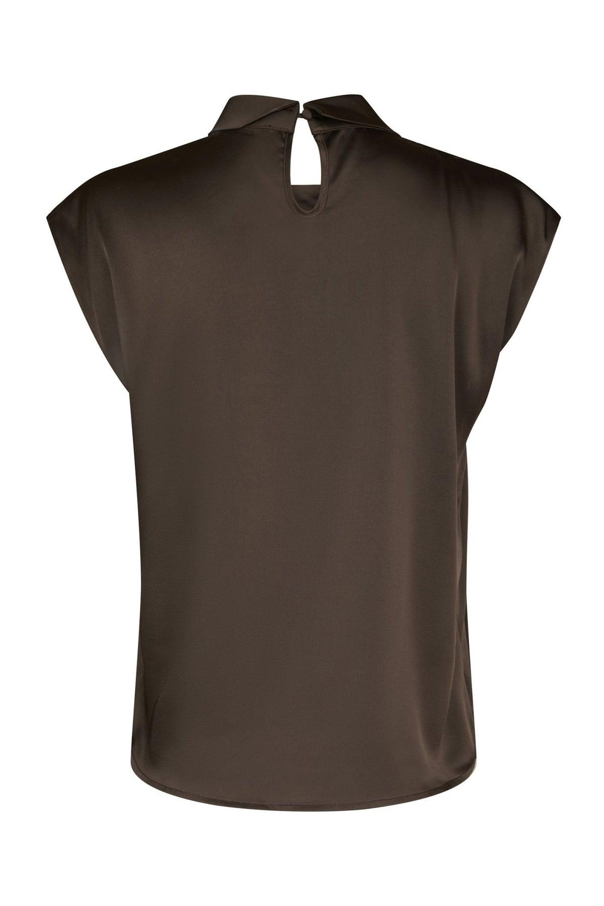 Fleur Drapy Satin Dark brown - 160990