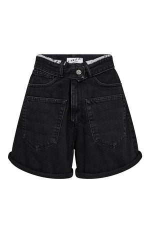 Flip Waist Shorts Black - HL10613