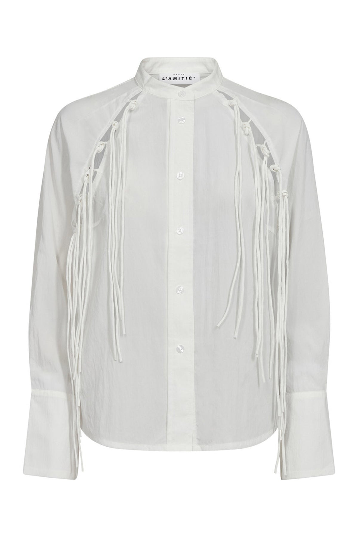 Florence Fringe Shirt White - HL10525