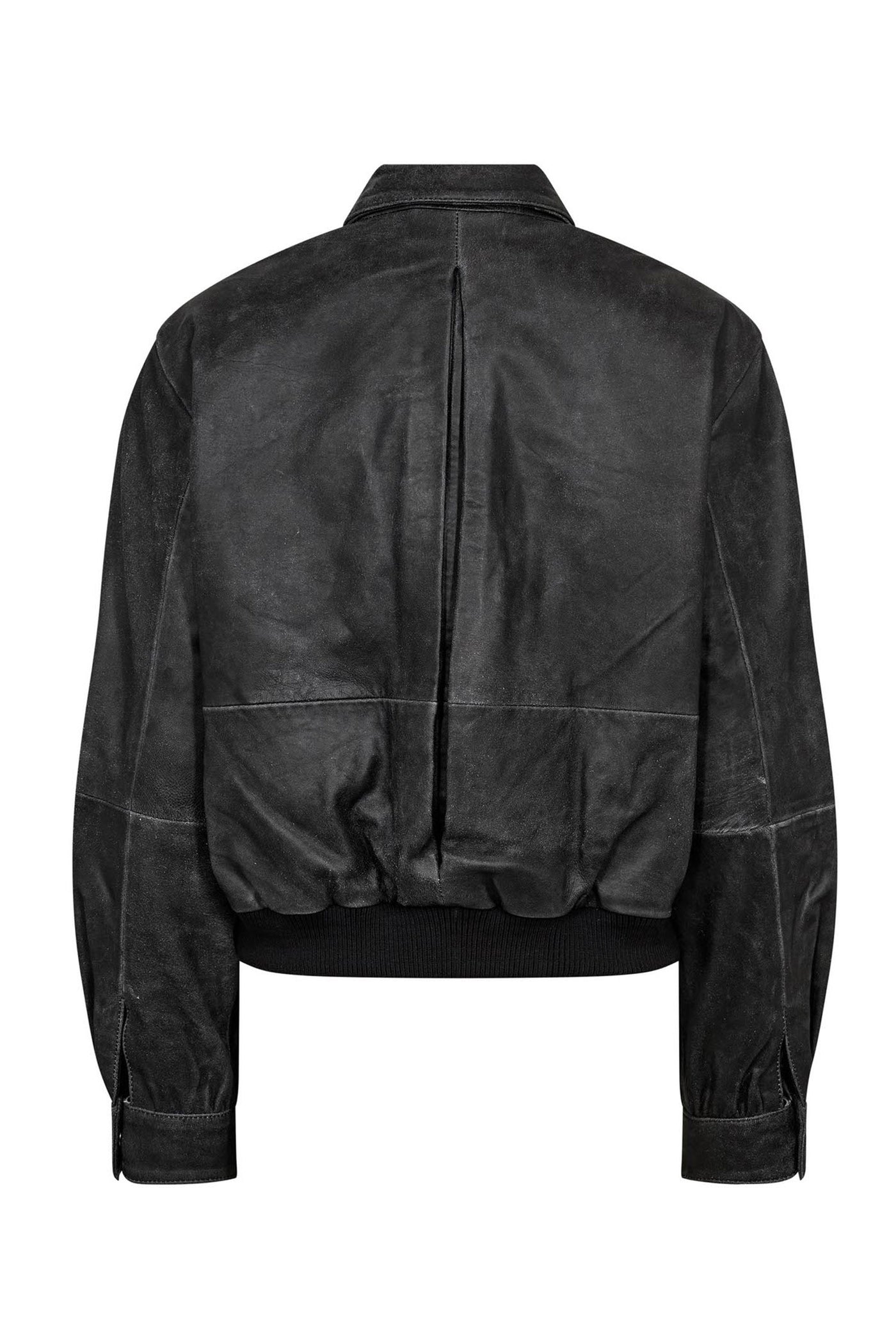 FloydCC Leather Bomber 96-Black - 40008