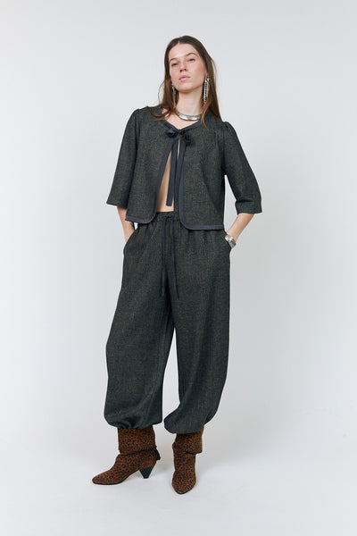 Piperll Pants Dark Mokka - 26474-2027 Thumbnail