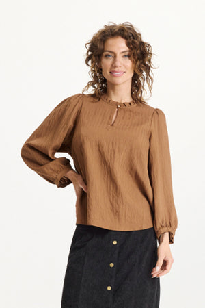 Franny blouse Brown - 16759
