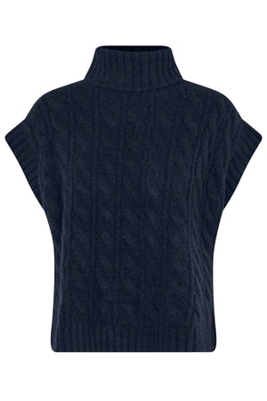 FresnoLL Knit Vest SL 23 Dark Blue - 25471-5013