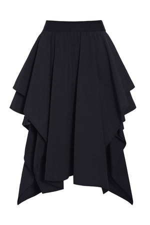 Fukkura nederdel med elastik Black - 262-2380-5678