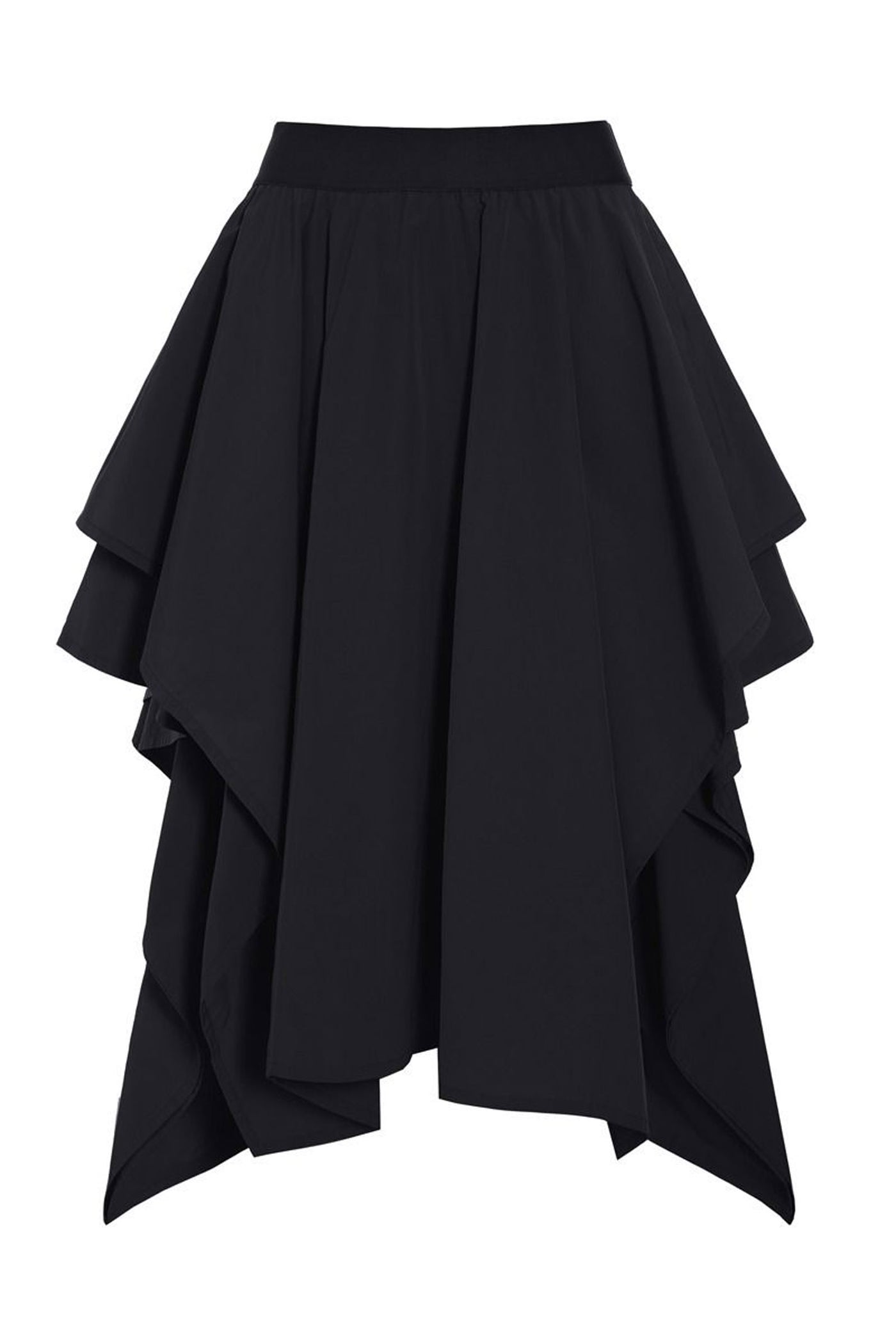 Fukkura nederdel med elastik Black - 262-2380-5678