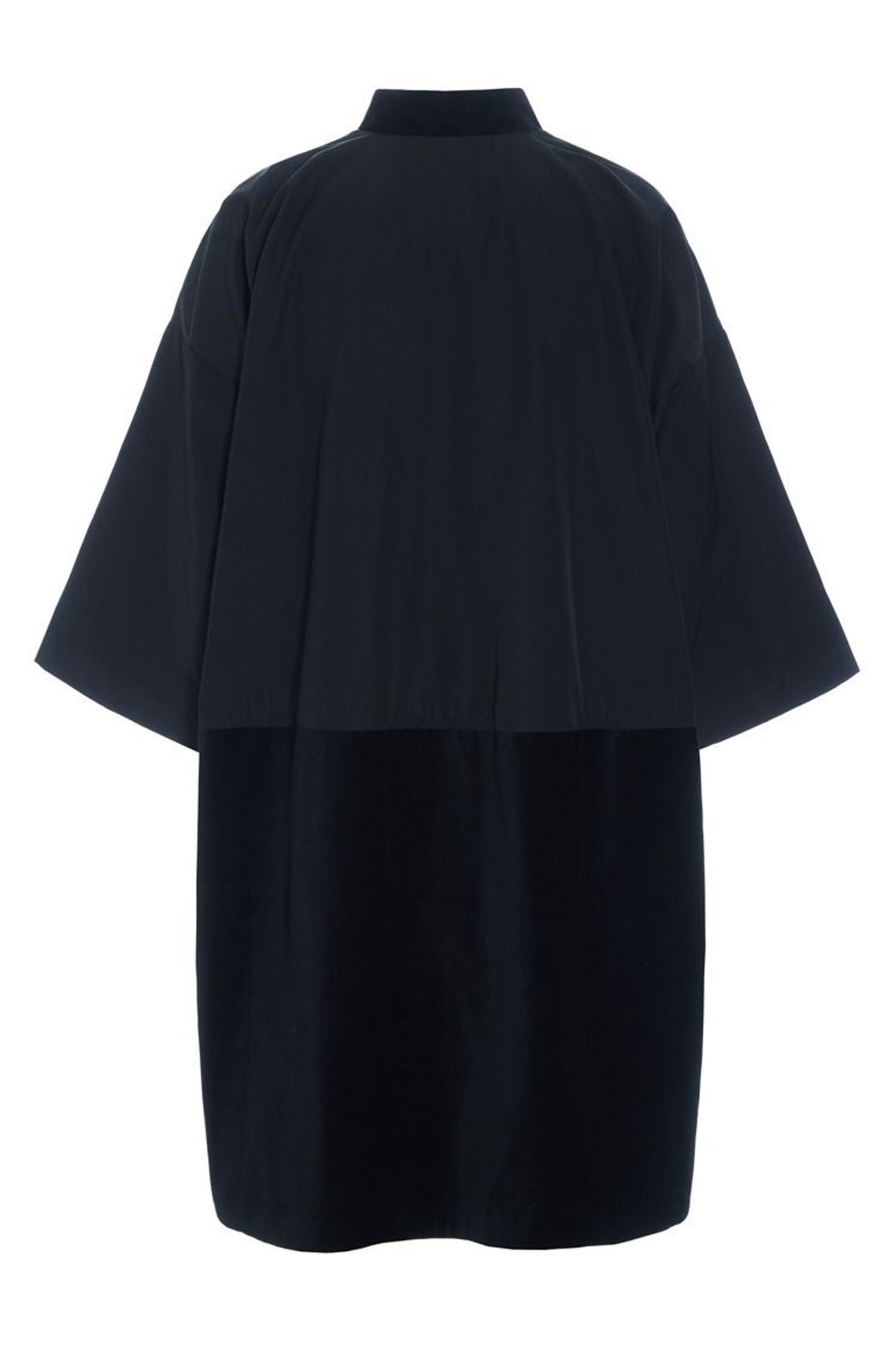 Fukkura poplin frakkekjole Black - 259-2380-5497