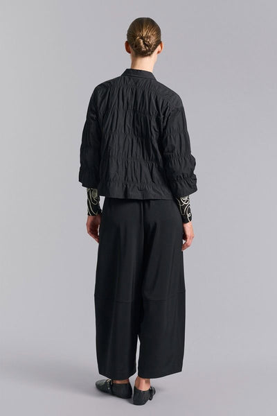 Fukkura poplin jakke med elast Black - 259-2380-5498 Thumbnail