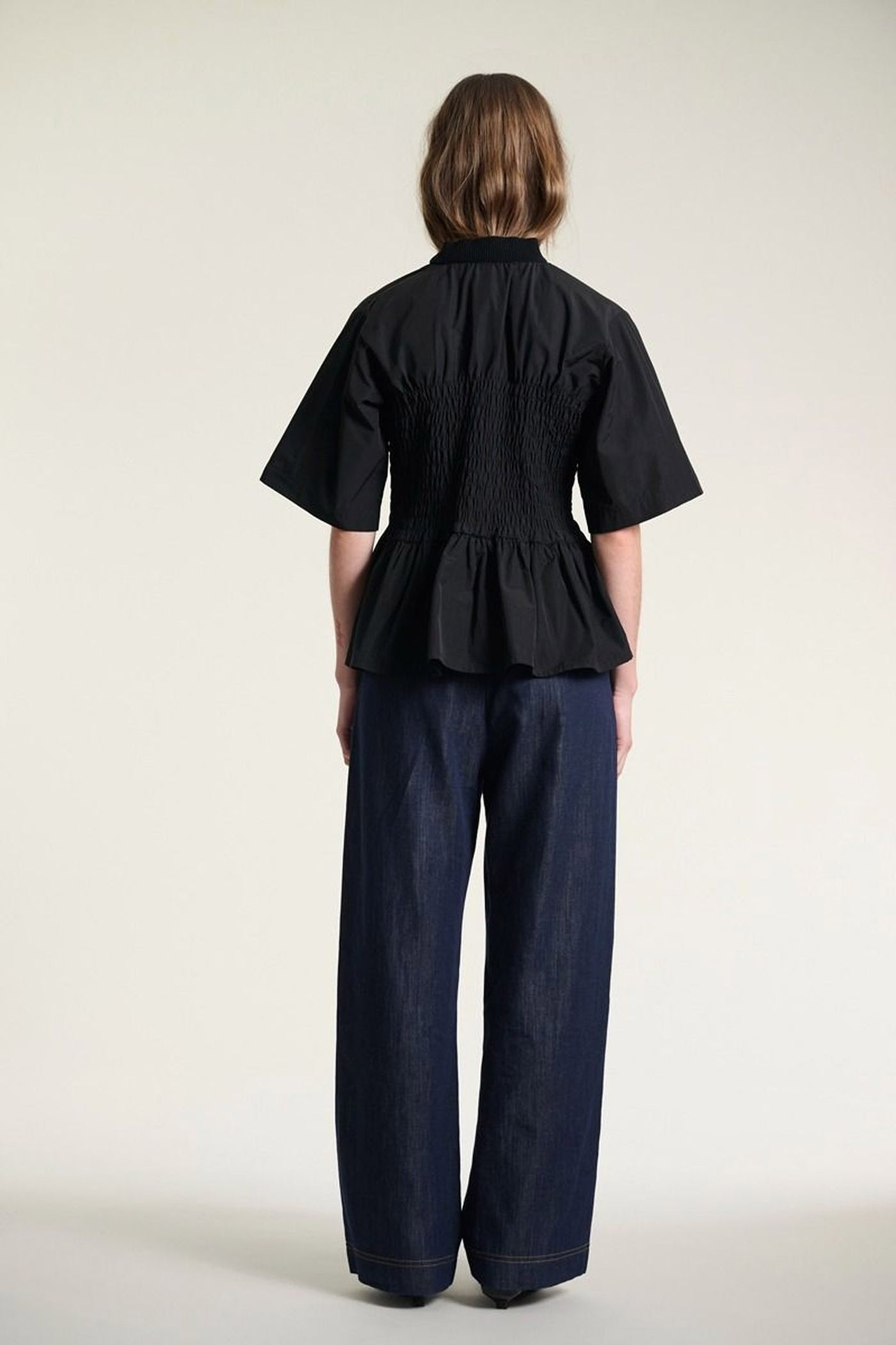 Fukkura smockbluse Black - 262-2380-5682