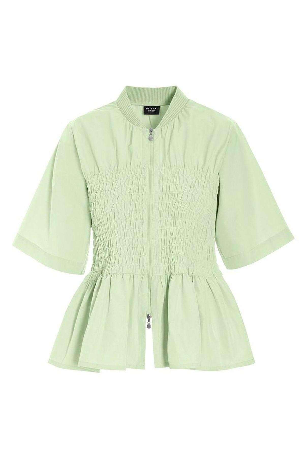 Fukkura smockbluse LIME CREAM - 262-2380-5682