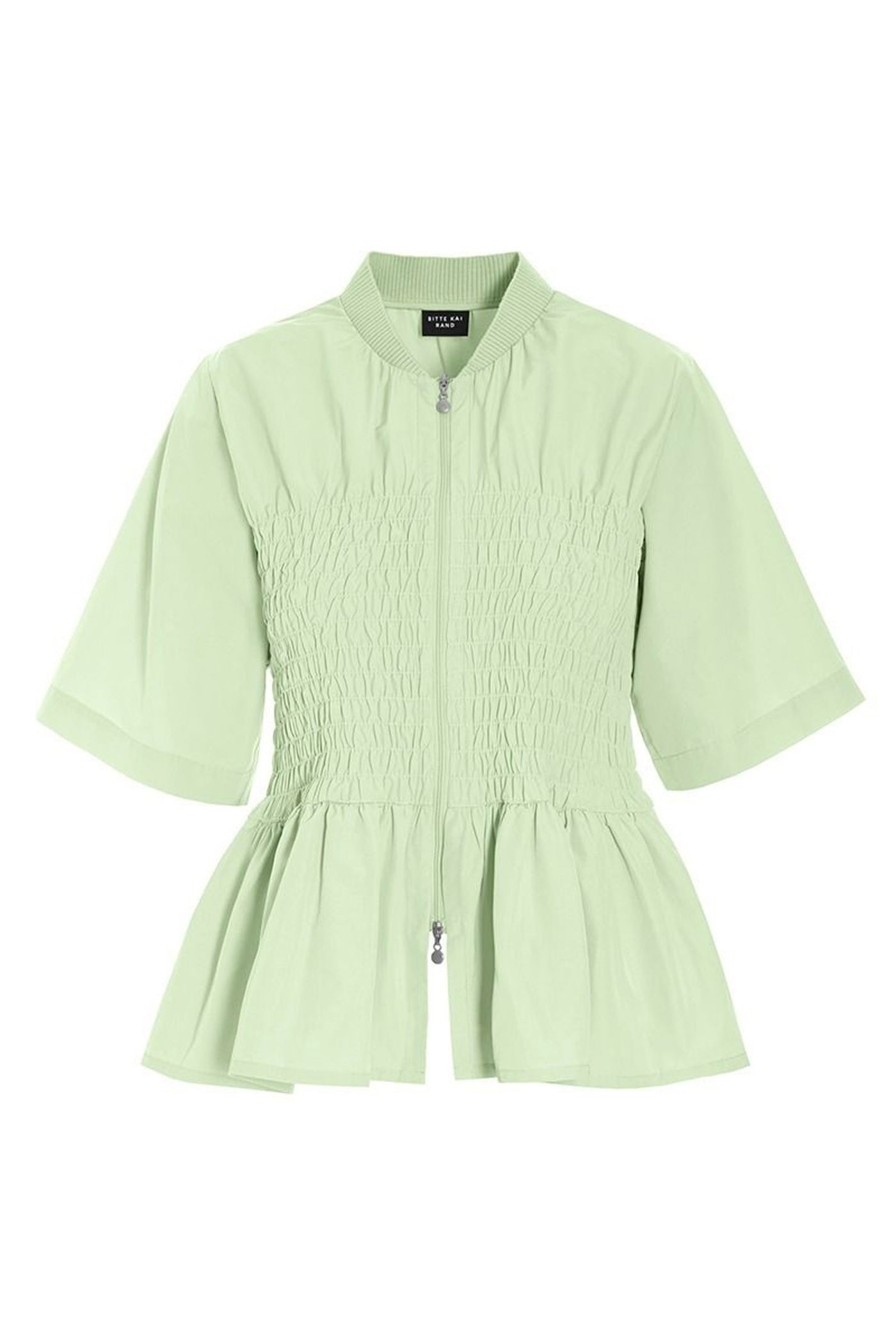 Fukkura smockbluse LIME CREAM - 262-2380-5682