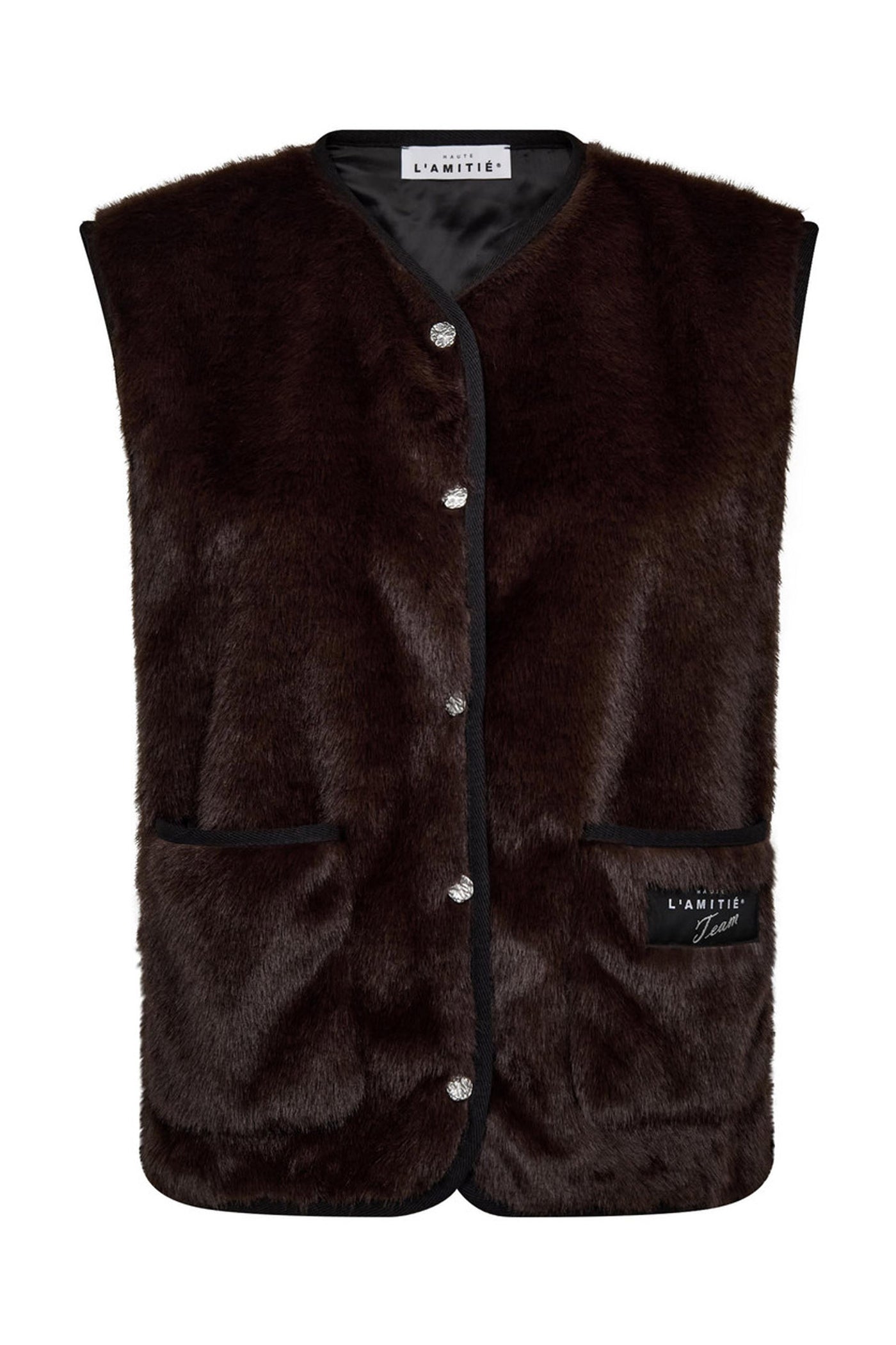 Fur Tech Vest Mocca - HL10254