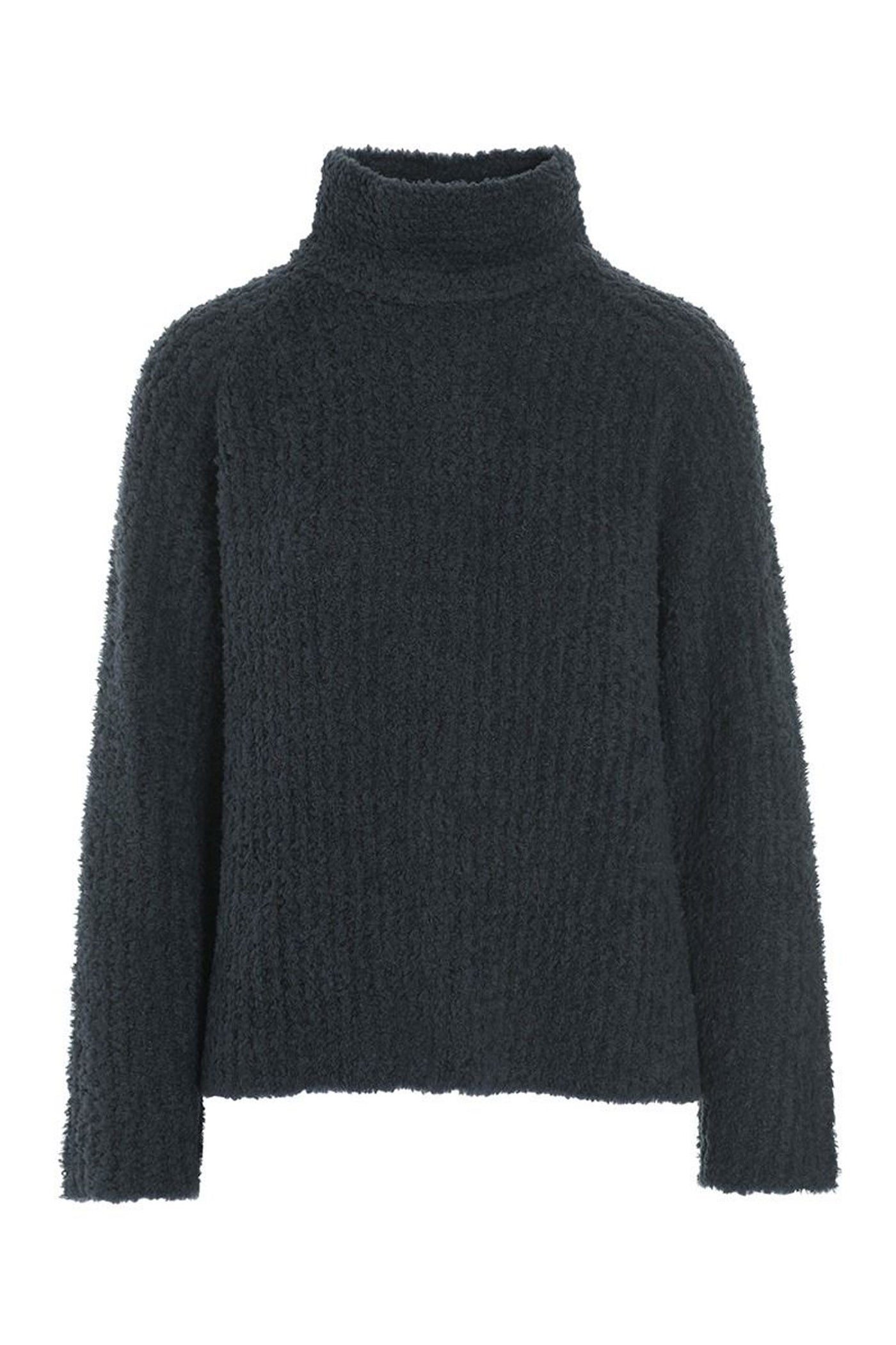 Fuwatto raglan bluse Pirate Black - 257-1069-5466