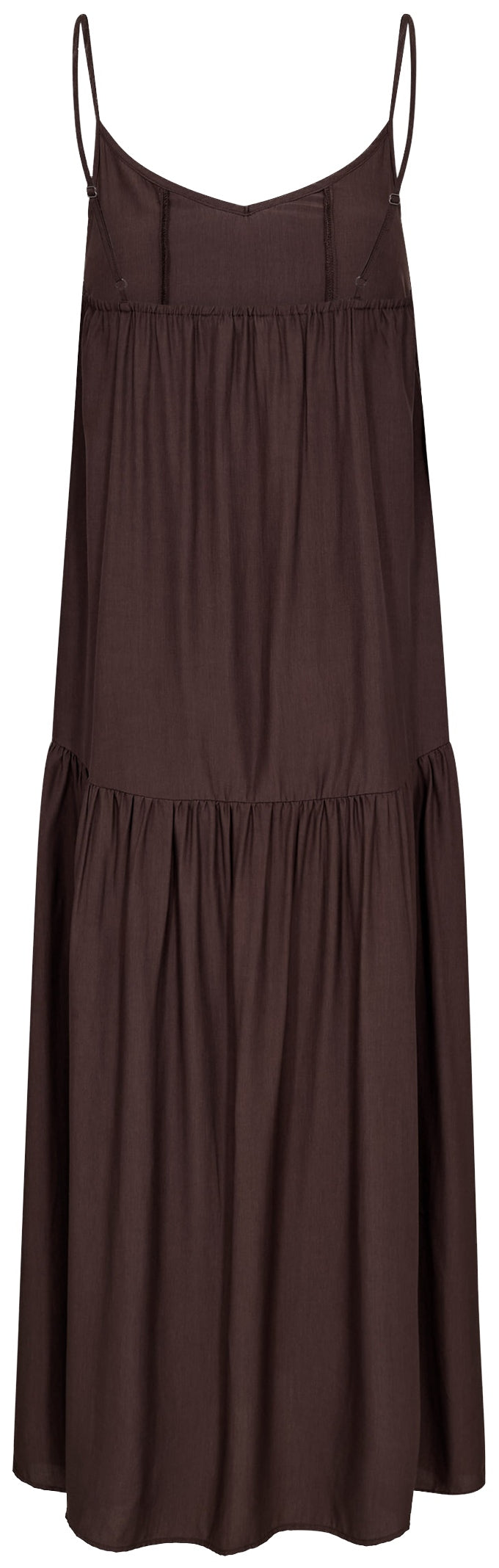 SunriseCC Block Strap Dress 145-Dark Brown - 46102