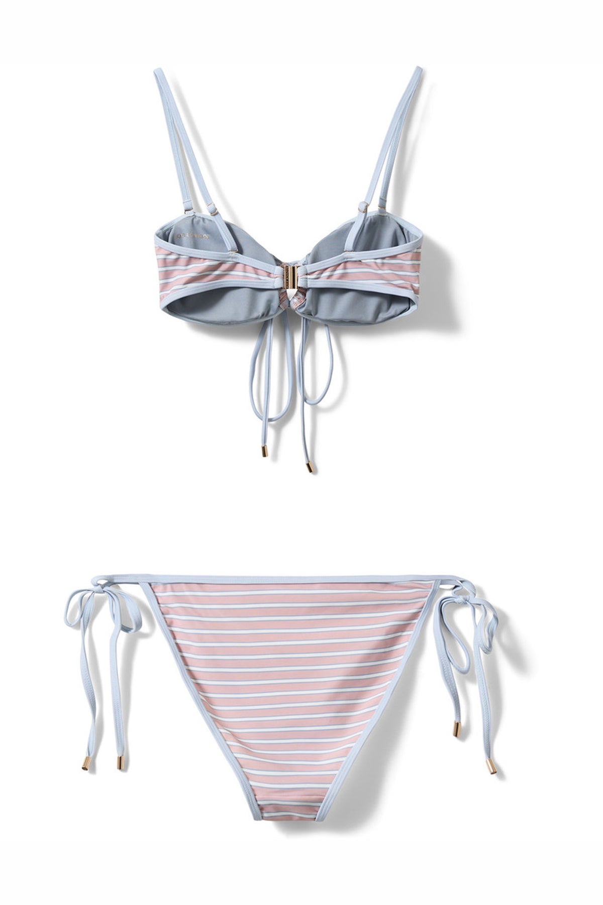 GABBYSW OPEN BANDEAU BIKINI 4104 Rose striped - S261535