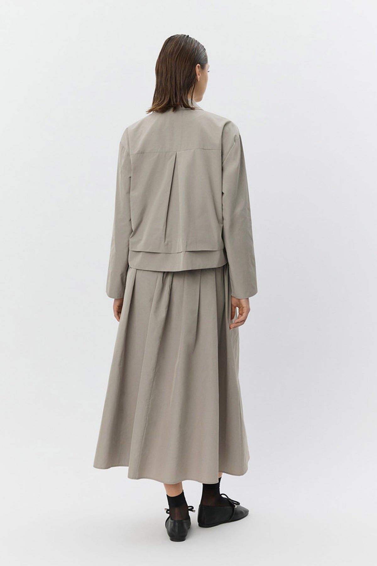 GEMSW SHORT JACKET 3072 Dusty green - S261255