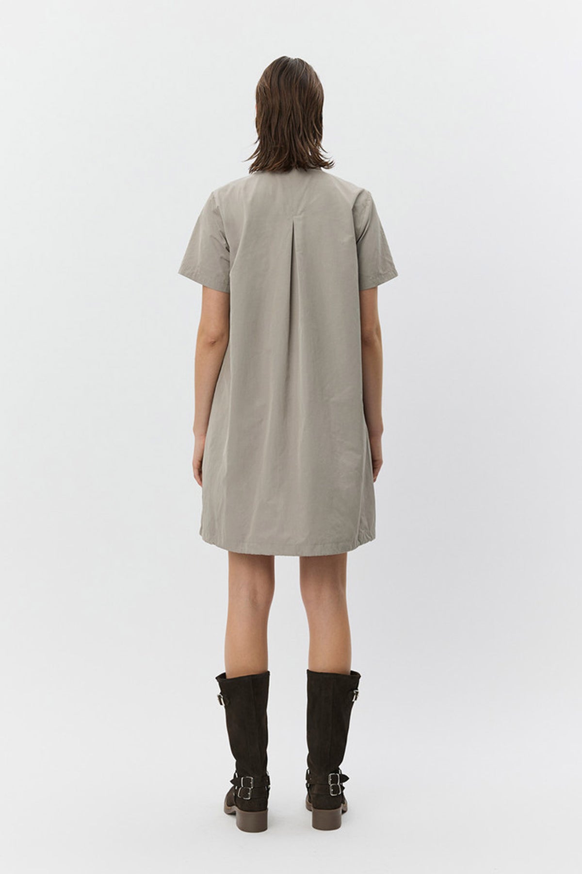 GEORGINASW POLO DRESS 3072 Dusty green - S261256