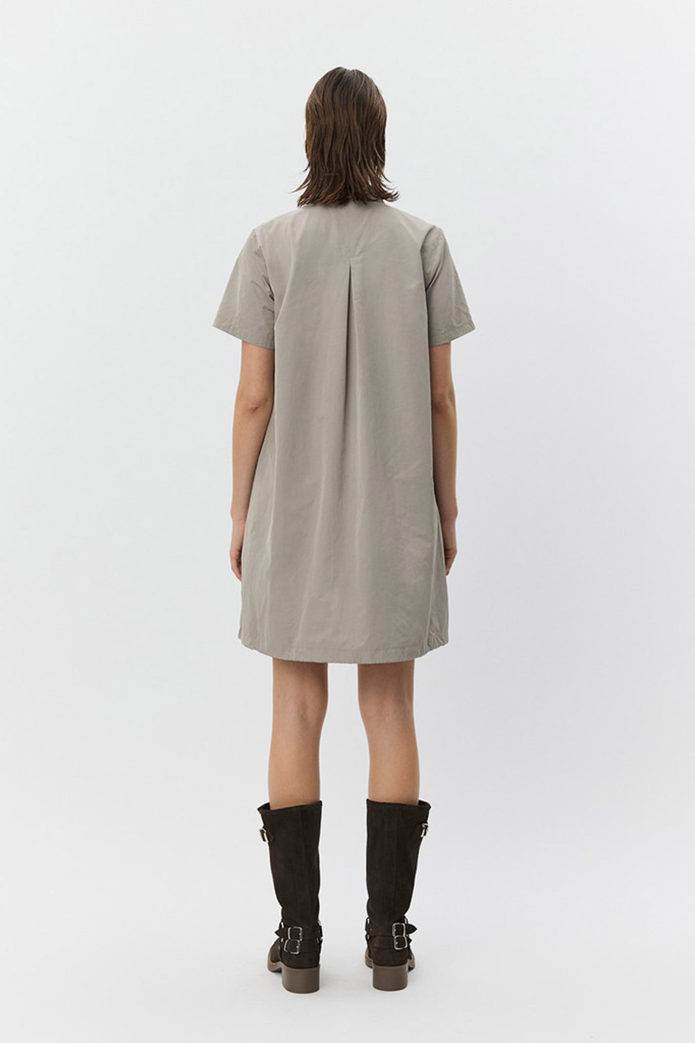 GEORGINASW POLO DRESS 3072 Dusty green - S261256