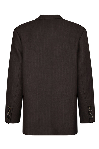 Gaby Pinstripe Dark brown - 168204 Thumbnail