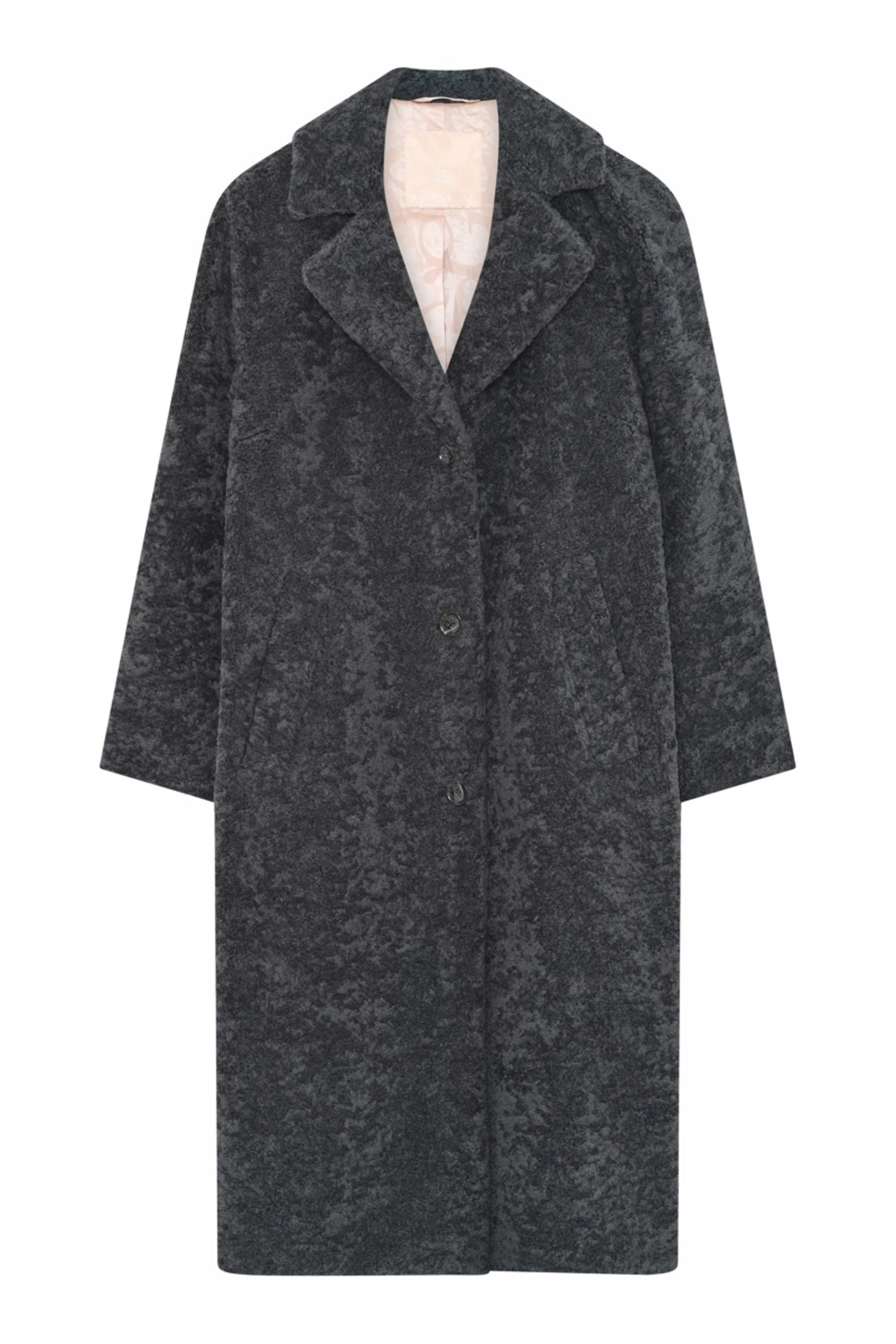 Galia, fake fur coat 1982-Dark Grey - 58309/6909