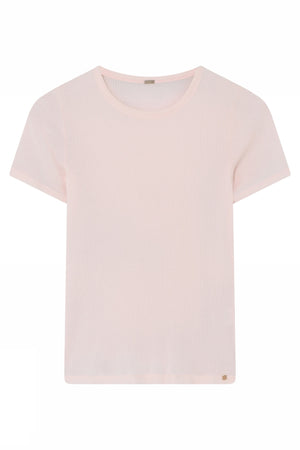 Galin, O-neck S/S t-shirt 6410-PastelPink - 60715/1473
