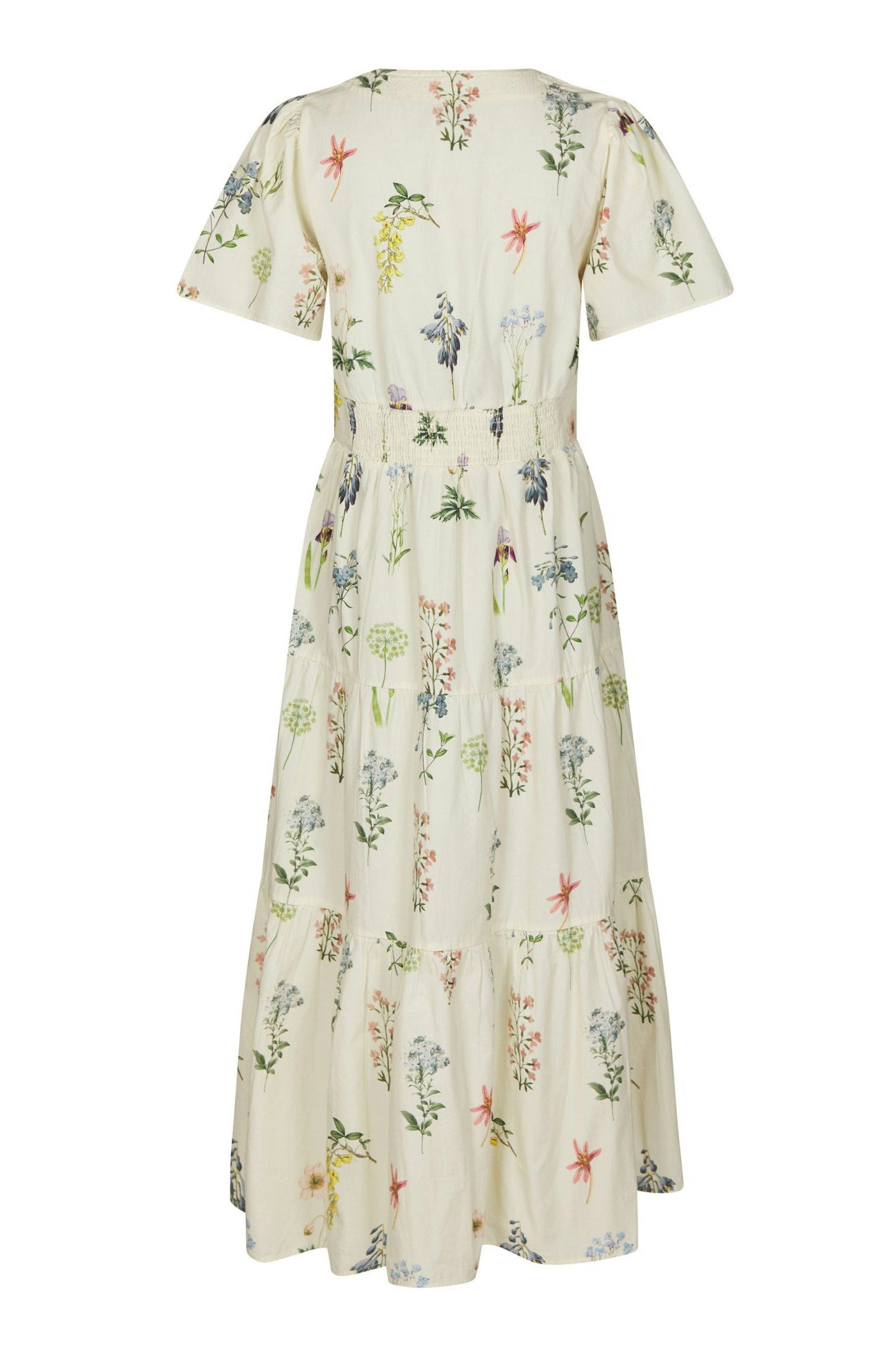 Gardena Flower Rank Dress OFF WHITE - 167972