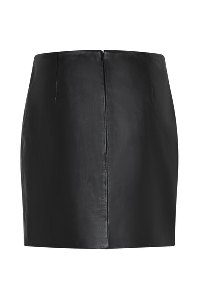GentianBBShinni Leather skirt Black - BBW4908 Thumbnail