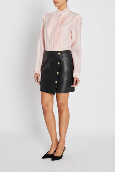 GentianBBShinni Leather skirt Black - BBW4908 Thumbnail