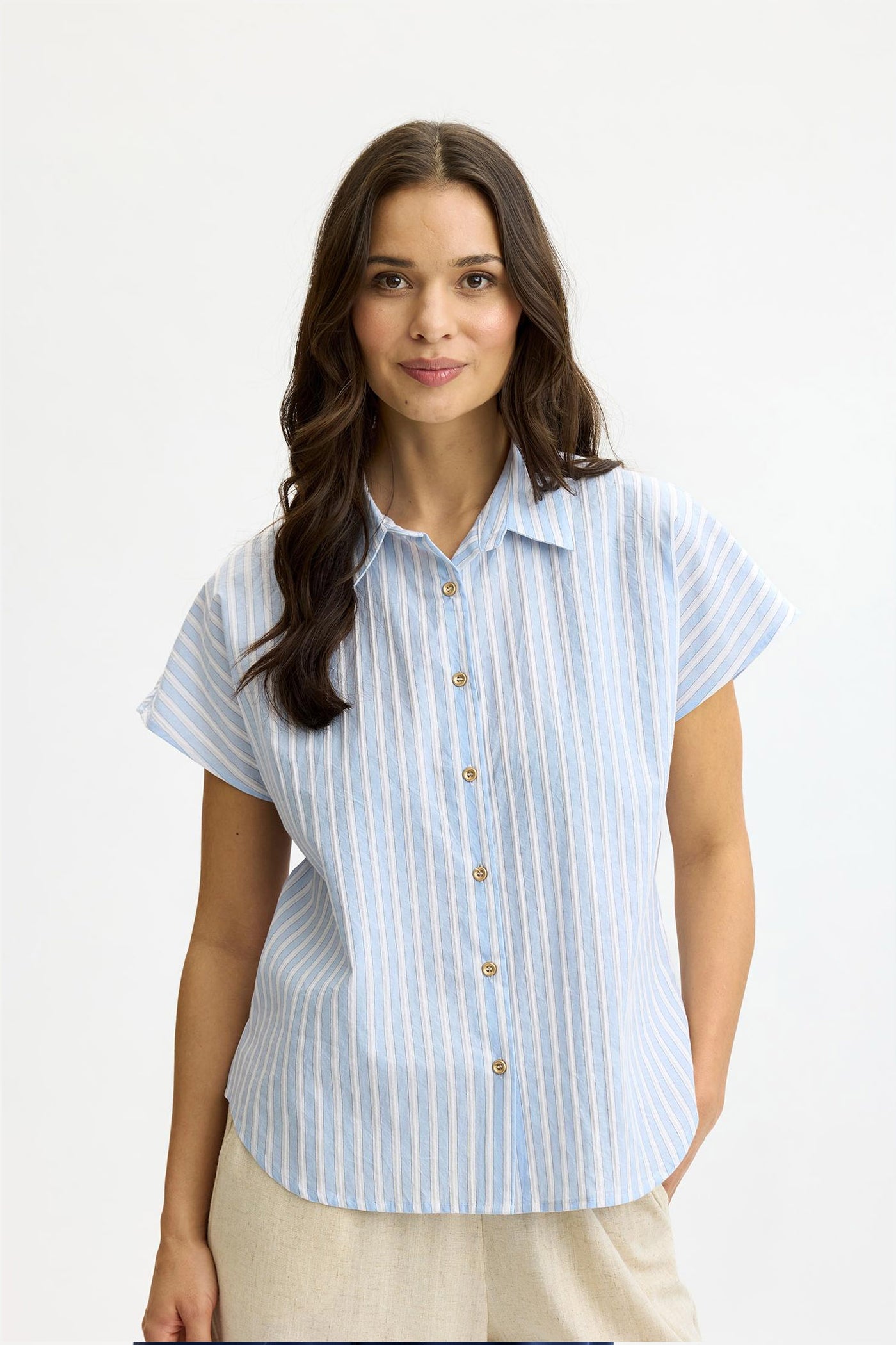 Gertrud shirt Light Blue - 17107