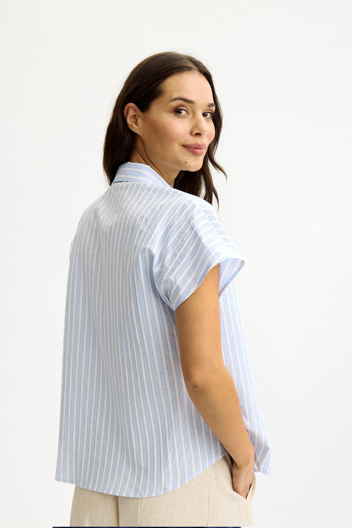 Gertrud shirt Light Blue - 17107