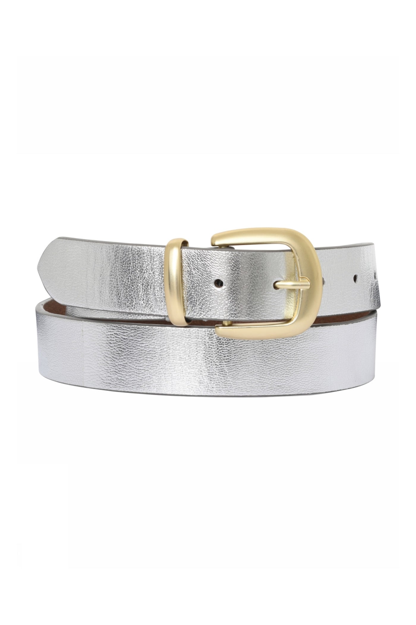 Gimmi, Leather belt 71600-Silver - 61902/4069