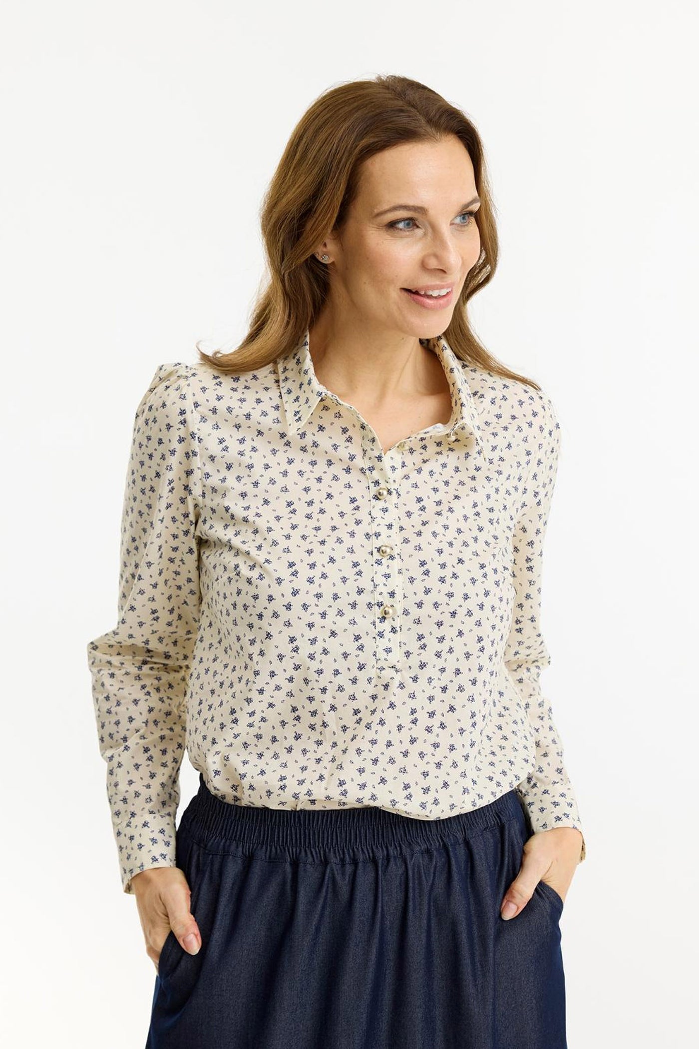 Gina blouse Blue - 16982