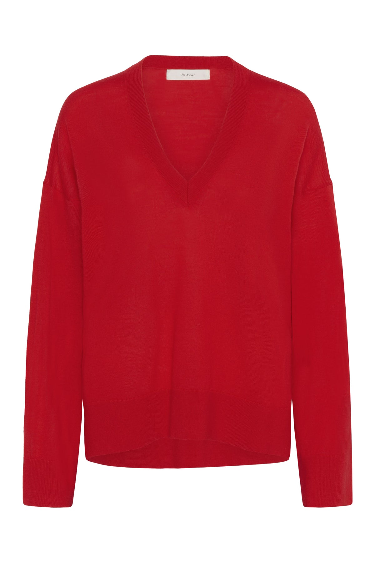 GitoIW V-neck CRANBERRY - 30110931