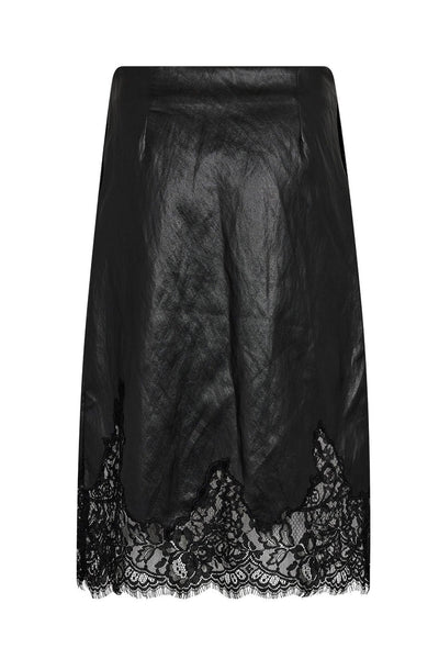 GittCC Lace Midi Skirt 96-Black - 44045 Thumbnail