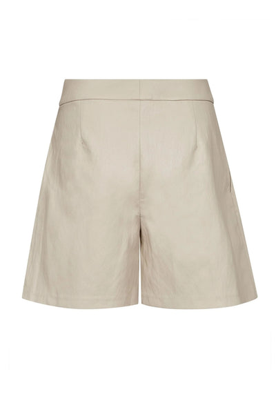 GittCC Pleat Shorts 199-Bone - 41070 Thumbnail