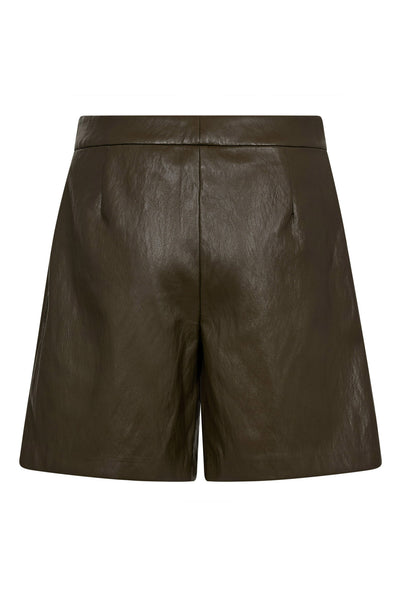 GittCC Pleat Shorts 7555-Army - 41070 Thumbnail
