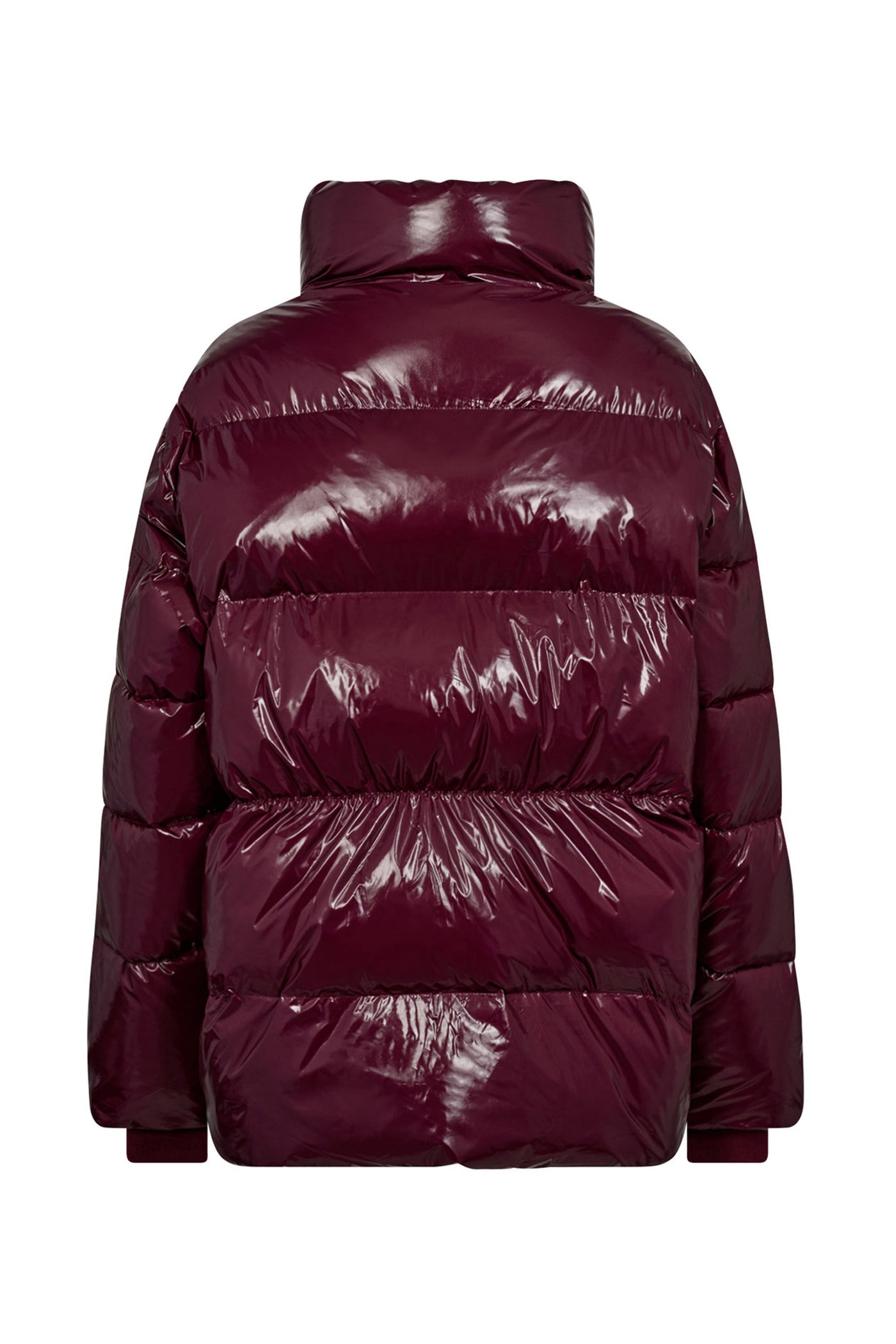 GlossyCC Puffer Jacket 67-Plum - 30351