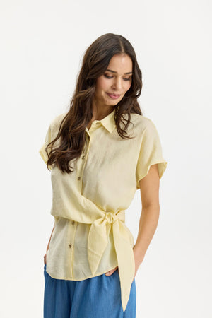 Grace shirt Butter yellow - 16992