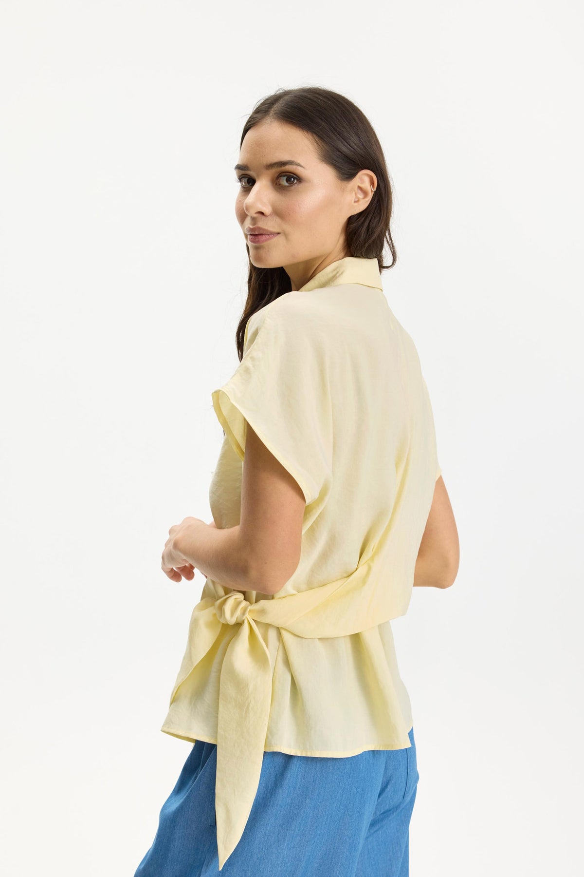 Grace shirt Butter yellow - 16992