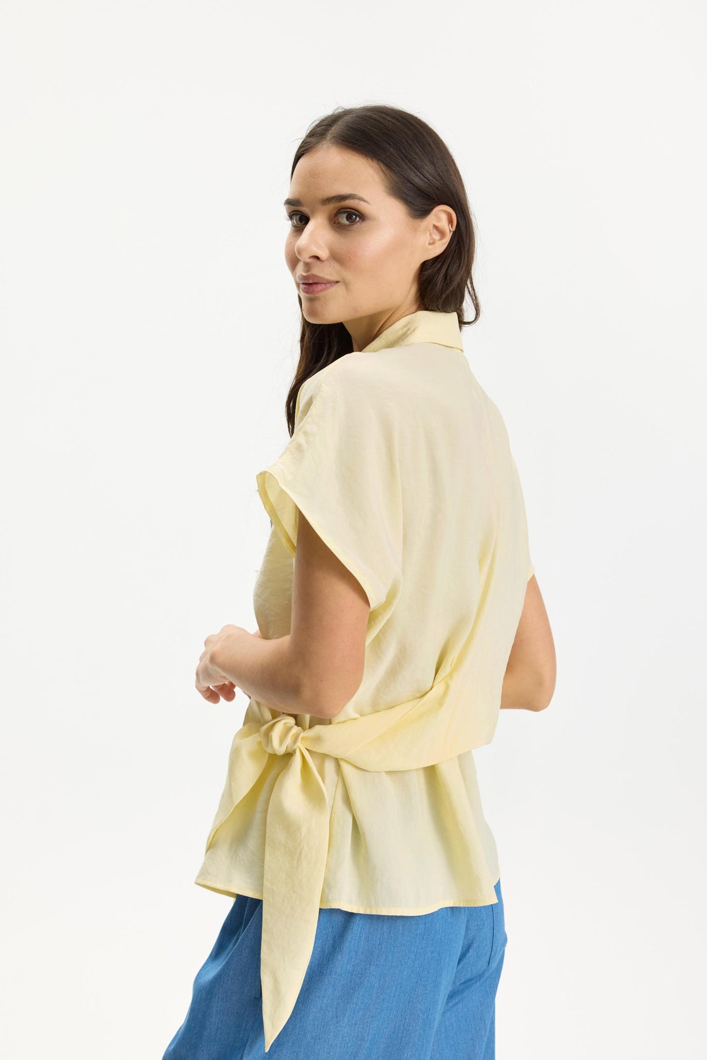 Grace shirt Butter yellow - 16992