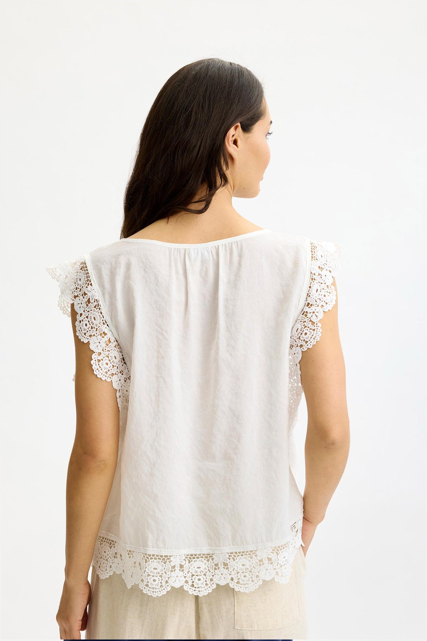 Grace top White - 17072